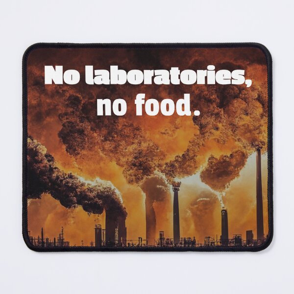 Item preview, No Laboratories, No Food designed and sold by Surreallytee.