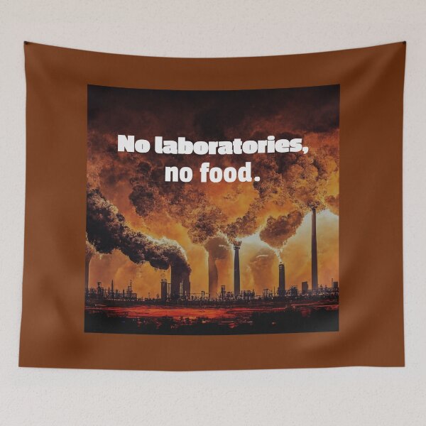 Item preview, No Laboratories, No Food designed and sold by Surreallytee.