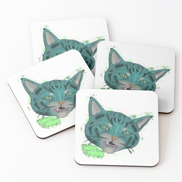 Item preview, Turquoise Street Cat Sassy Cat With Attitude  designed and sold by emmidesus.