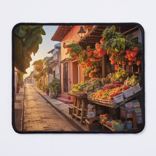 Item preview, Colonial streets Cartagena de Indias tropical fruits designed and sold by ElColombianito.