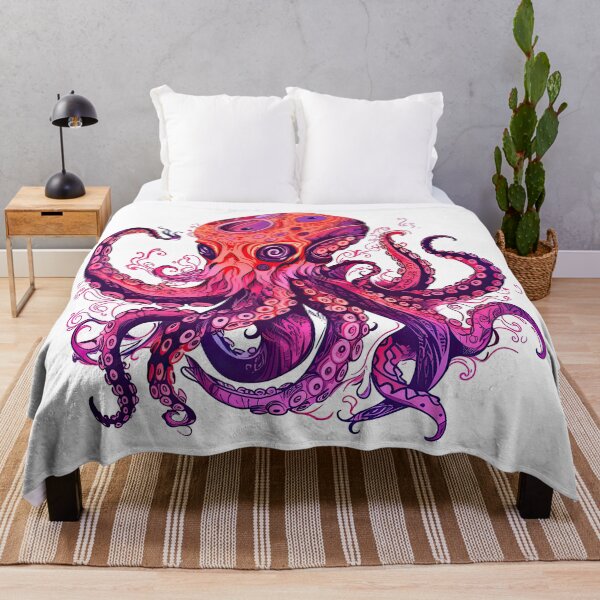 Item preview, Crimson Mystic Octopus designed and sold by DenseColor.