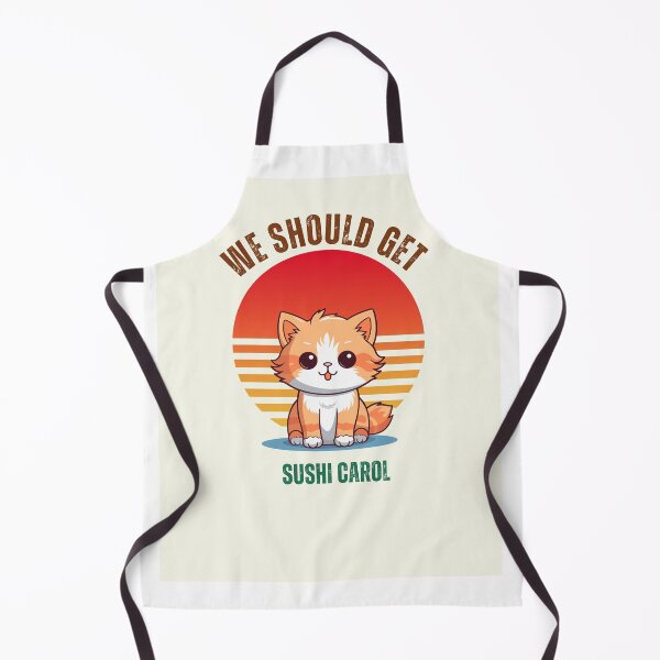Item preview, We should get sushi Carol kawaii cat designed and sold by Cosmicworld07.