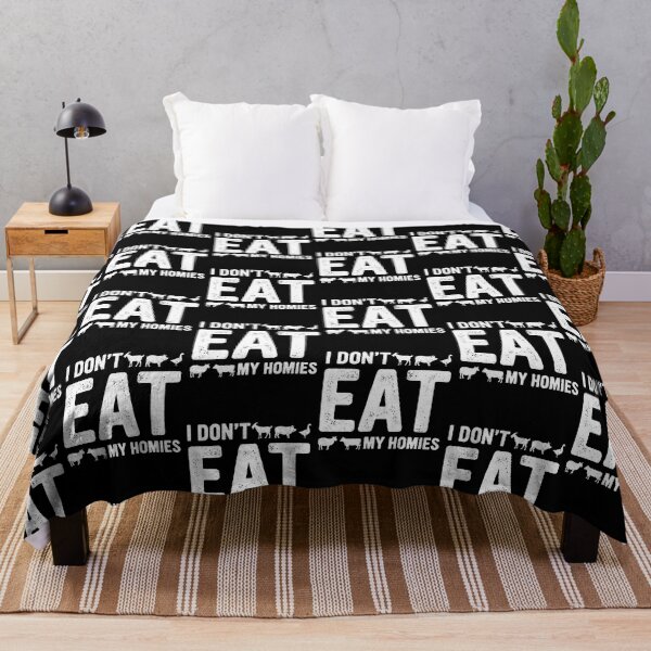 Item preview, Vegetarian I Don't Eat My Homies Funny Vegan Retro designed and sold by EmiAndMike.