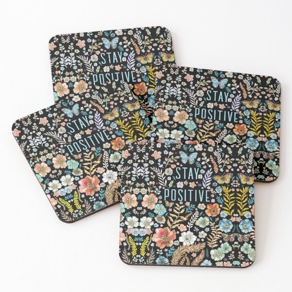 Item preview, Stay Positive - Floral designed and sold by FanitsaArt.