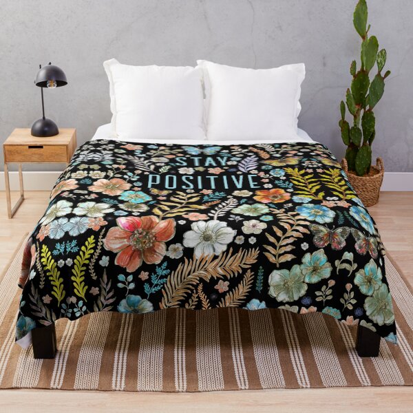 Item preview, Stay Positive - Floral designed and sold by FanitsaArt.