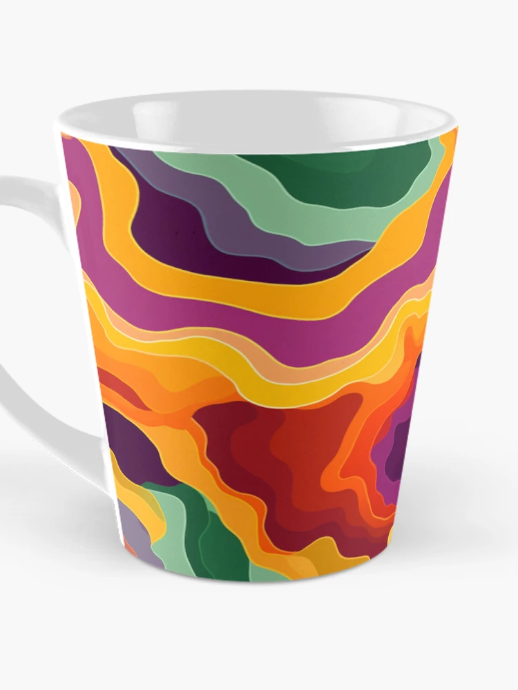Thumbnail 3 of 4, Coffee Mug, Geode Style Pattern designed and sold by SideSignal.