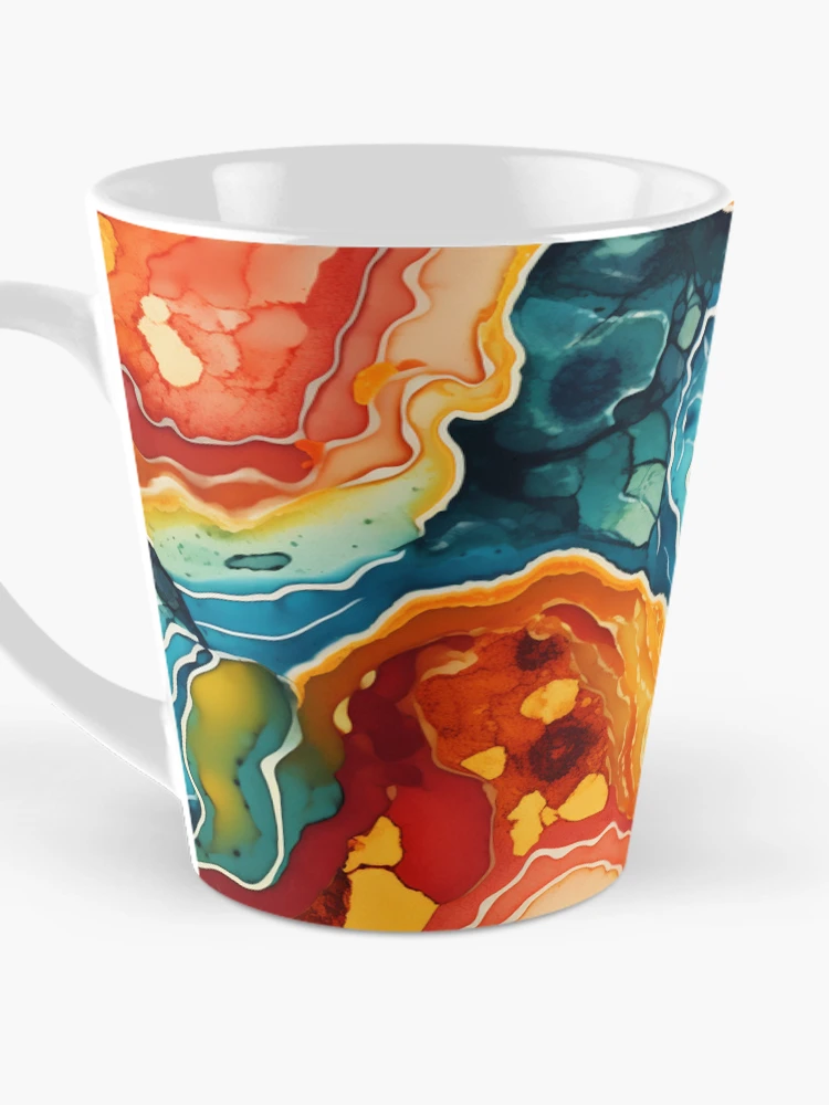 Thumbnail 3 of 4, Coffee Mug, Geode Style Pattern designed and sold by SideSignal.