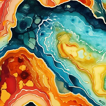 Artwork thumbnail, Geode Style Pattern by SideSignal