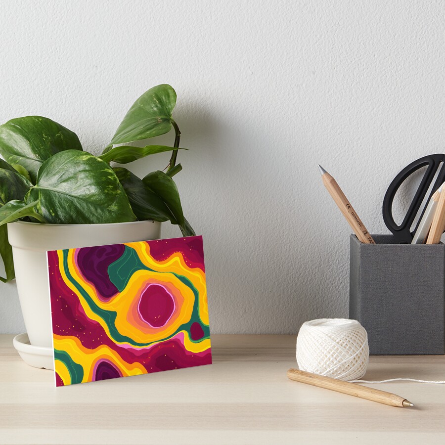 Item preview, Art Board Print designed and sold by SideSignal.