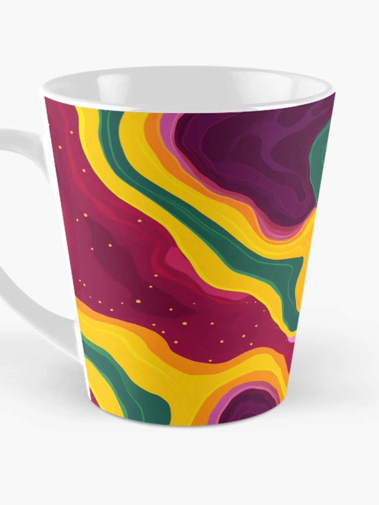 Thumbnail 3 of 4, Coffee Mug, Geode Style Pattern designed and sold by SideSignal.