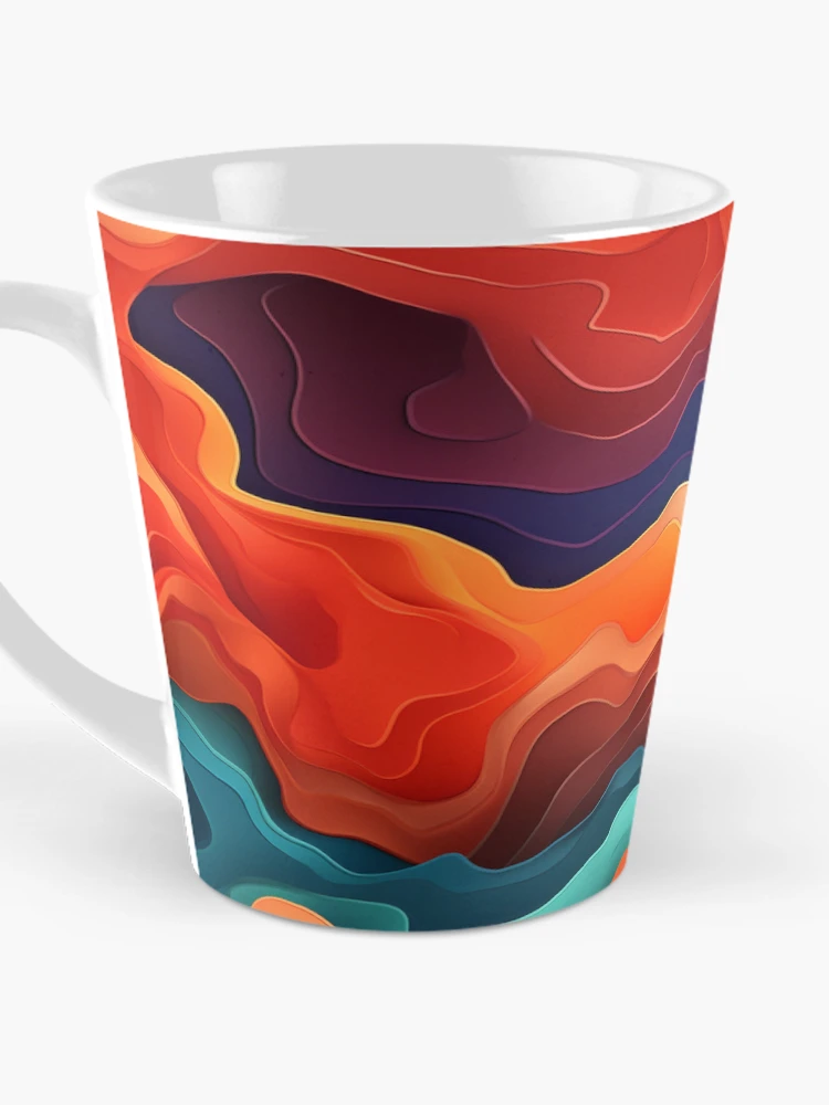 Thumbnail 3 of 4, Coffee Mug, Geode Style Pattern designed and sold by SideSignal.