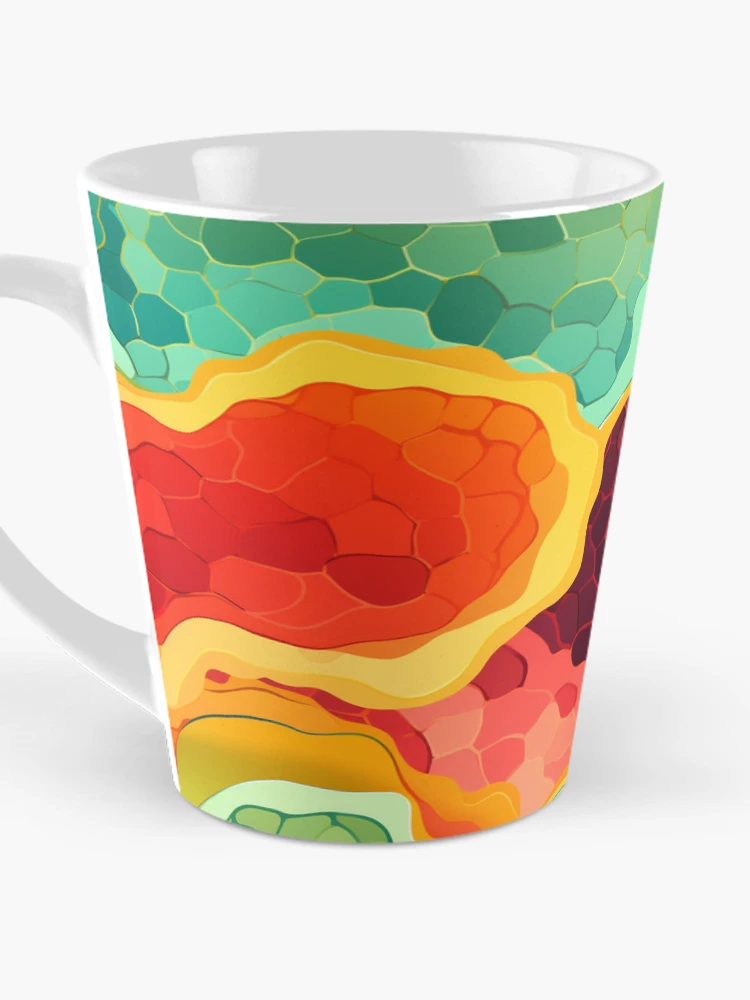 Thumbnail 3 of 4, Coffee Mug, Geode Style Pattern designed and sold by SideSignal.