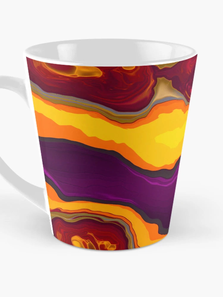 Thumbnail 3 of 4, Coffee Mug, Geode Style Pattern designed and sold by SideSignal.