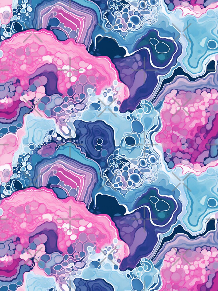 Thumbnail 4 of 4, iPhone Case, Geode Style Pattern designed and sold by SideSignal.