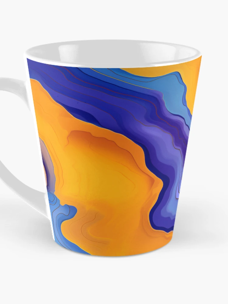 Thumbnail 3 of 4, Coffee Mug, Geode Style Pattern designed and sold by SideSignal.