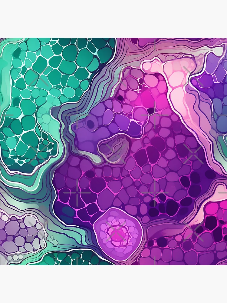 Thumbnail 4 of 4, Clock, Geode Style Pattern designed and sold by SideSignal.
