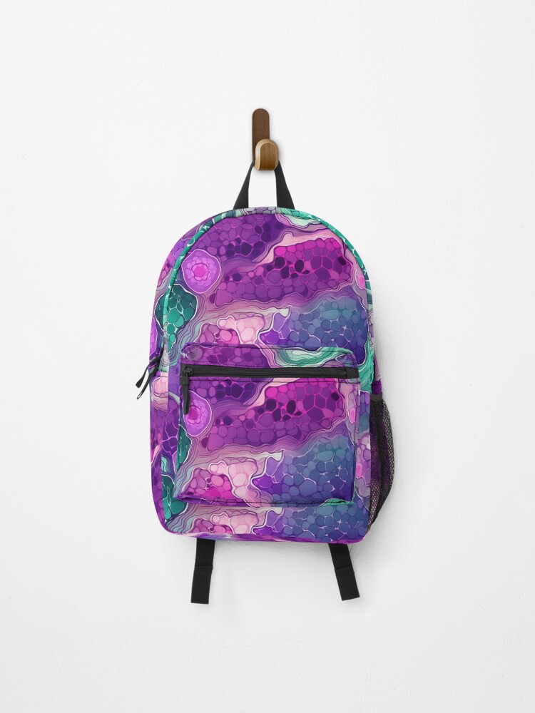 Thumbnail 1 of 3, Backpack, Geode Style Pattern designed and sold by SideSignal.