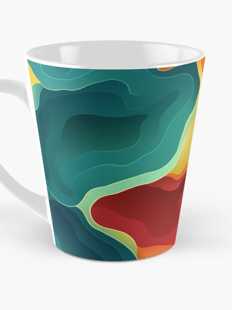 Thumbnail 3 of 4, Coffee Mug, Geode Style Pattern designed and sold by SideSignal.