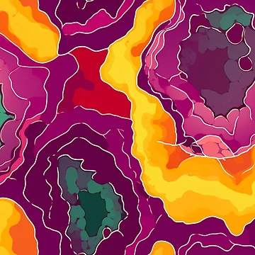 Artwork thumbnail, Geode Style Pattern by SideSignal