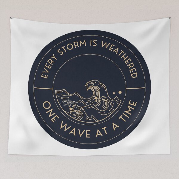 Item preview, Every Storm Design 1.0: Encouraging Quote designed and sold by Rebecca Turk.