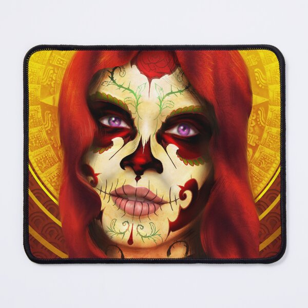 Item preview, Rosa Roja portrait designed and sold by Rene Trujillo Illustrations.