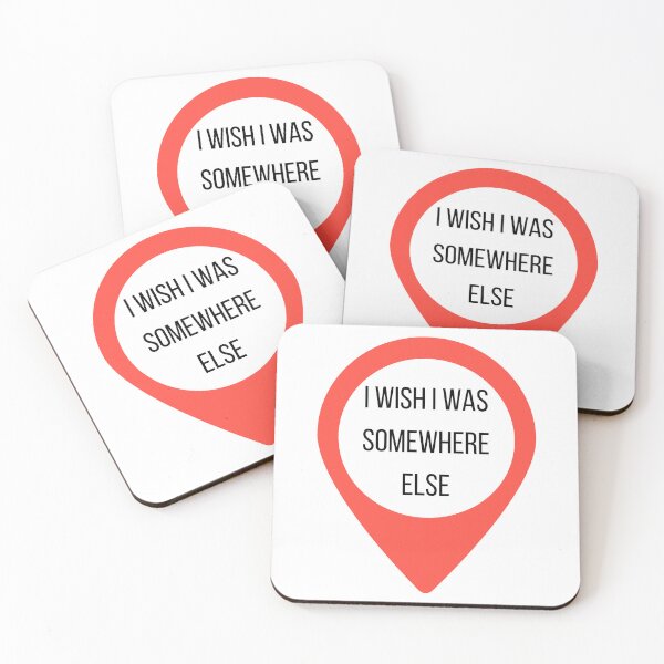 Item preview, I wish I was somewhere else design designed and sold by Alyn8.