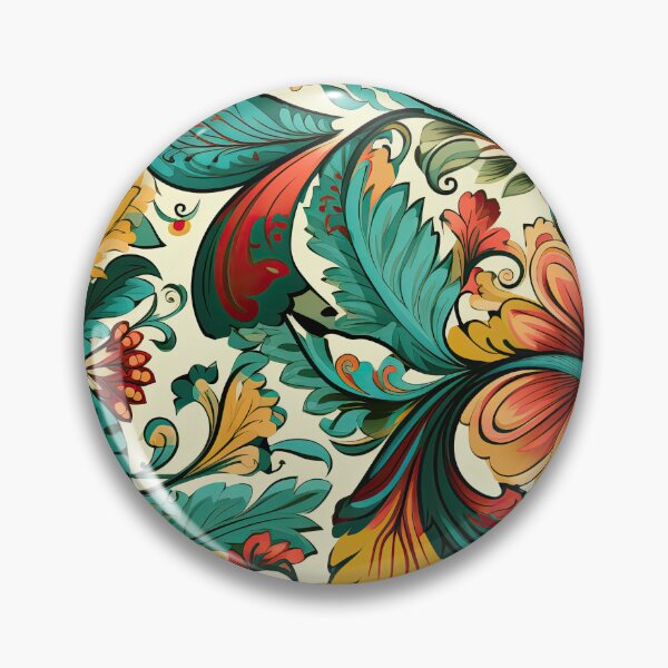 Item preview, Floral Abstract Retro Pattern designed and sold by rob art | illustration.