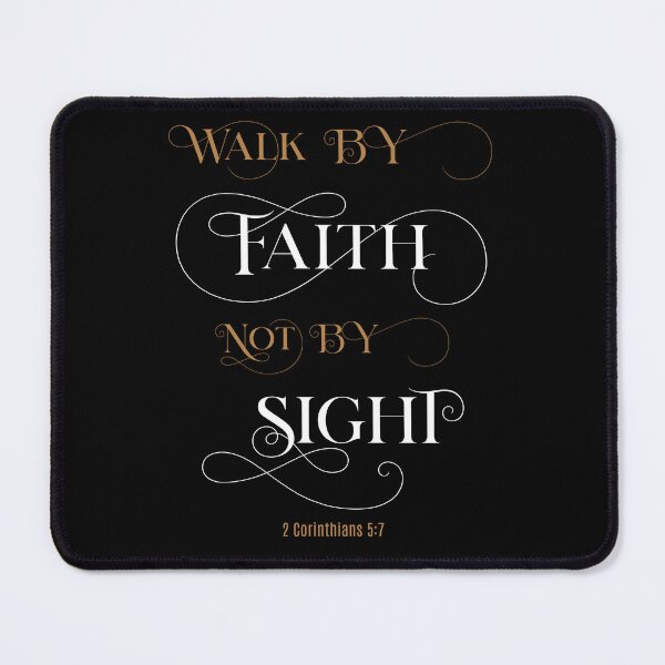 Item preview, Walk by Faith not by Sight Bible verse designed and sold by All Year Round.
