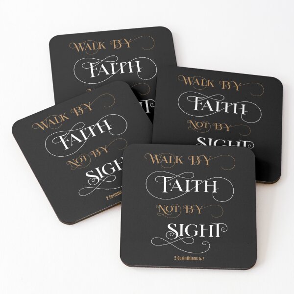 Item preview, Walk by Faith not by Sight Bible verse designed and sold by All Year Round.