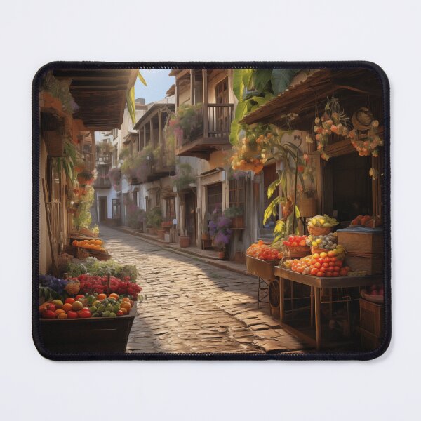 Item preview, Colonial streets Cartagena de Indias tropical fruits designed and sold by ElColombianito.