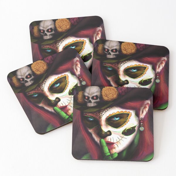 Item preview, Silencio portrait designed and sold by Rene Trujillo Illustrations.