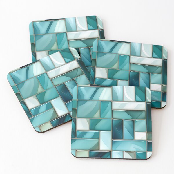 Item preview, Glass Tile Pattern designed and sold by SideSignal.