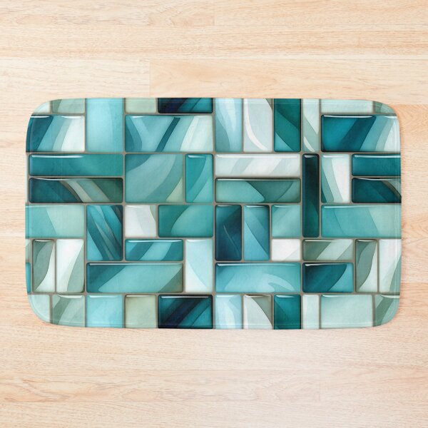 Item preview, Glass Tile Pattern designed and sold by SideSignal.