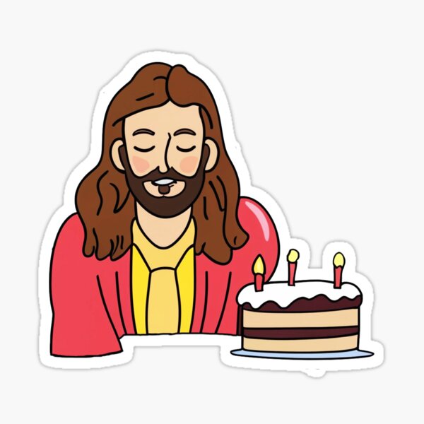 Item preview, Jesus Christ with his birthday cake christmas  designed and sold by Arun Fernando.