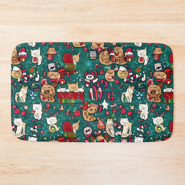Item preview, Cute chrismas cats designed and sold by Hexan.