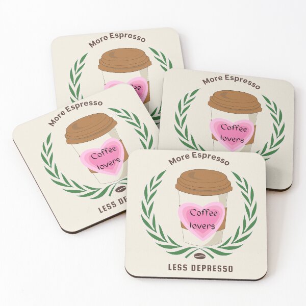 Item preview, More Espresso less depresso coffee cup  designed and sold by Cosmicworld07.
