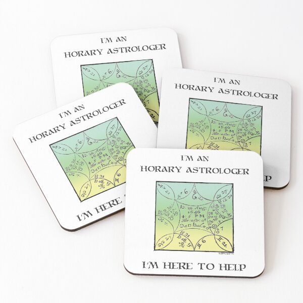 Item preview, I'm an horary astrologer.  I'm here to help. lt. blue- lt. yellow gradient designed and sold by mariahmcmo.