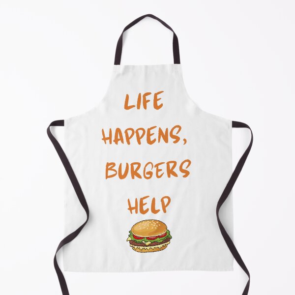 Item preview, Life happens, burgers help designed and sold by Shanigi-Designs.