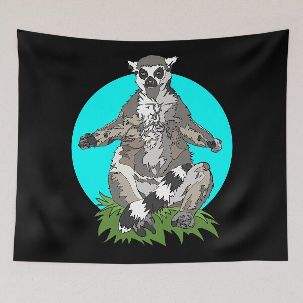 Item preview, Meditating Lemur | Gift for Lemur Lover designed and sold by Marian Murdoch.