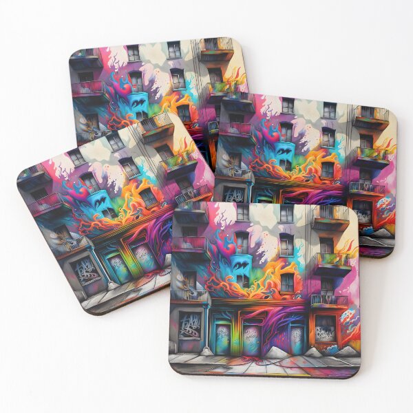 Item preview, Vibrant street art designed and sold by eikulabs.