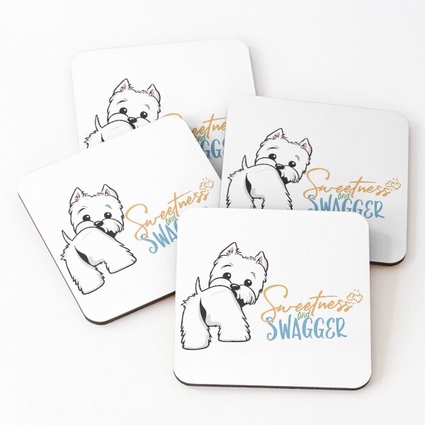Item preview, Westies are sweetness and swagger designed and sold by WarmAndWestie.