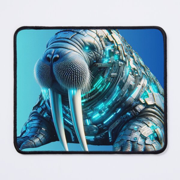 Item preview, Iceberg Guardian - Cyber Walrus designed and sold by MrAI-Store.