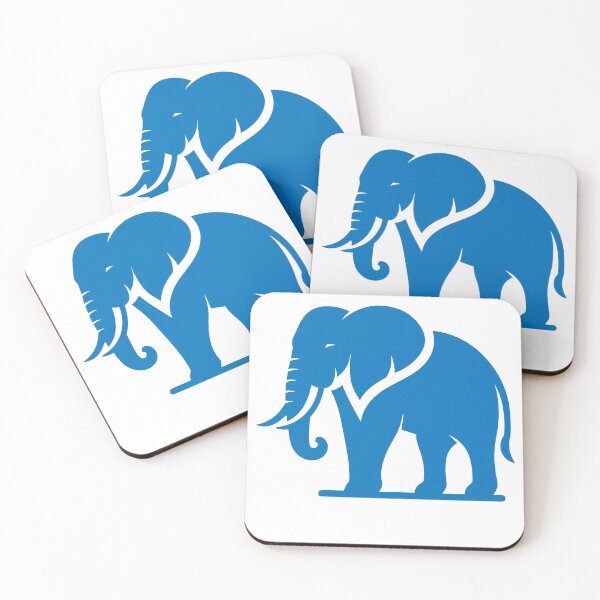 Item preview, Majestic Blue Elephant Silhouette designed and sold by RyanBelandres.