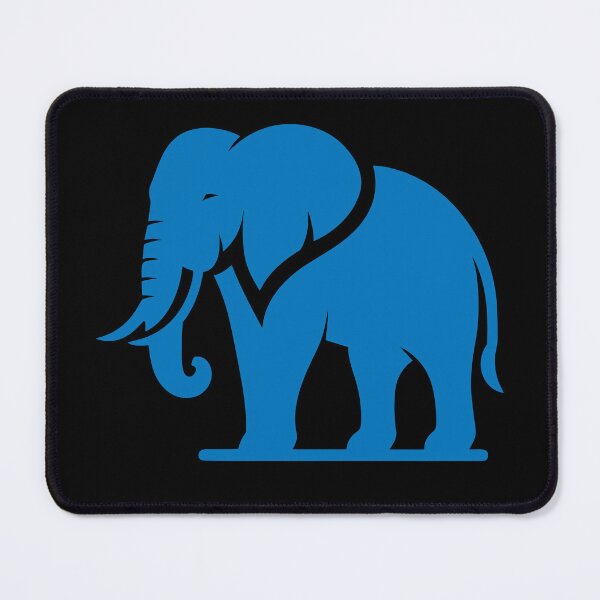 Item preview, Majestic Blue Elephant Silhouette designed and sold by RyanBelandres.