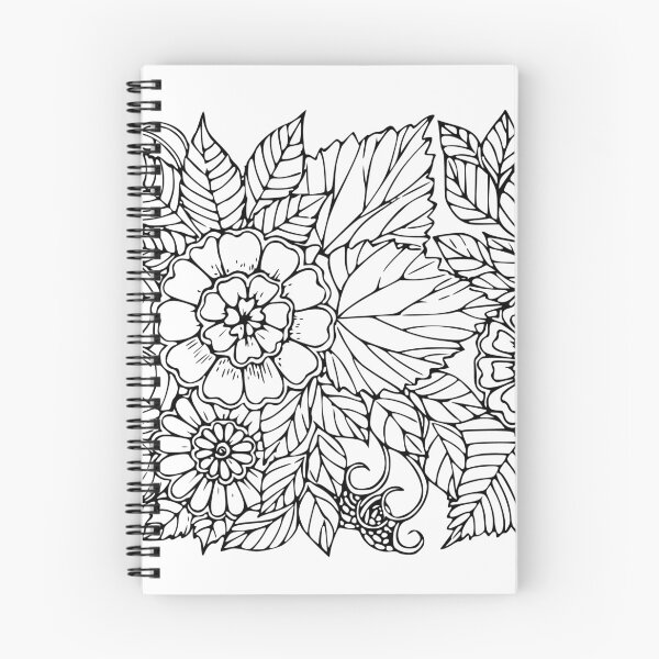 Item preview, Blank Coloring Book Flowers designed and sold by Zombie-Killa.