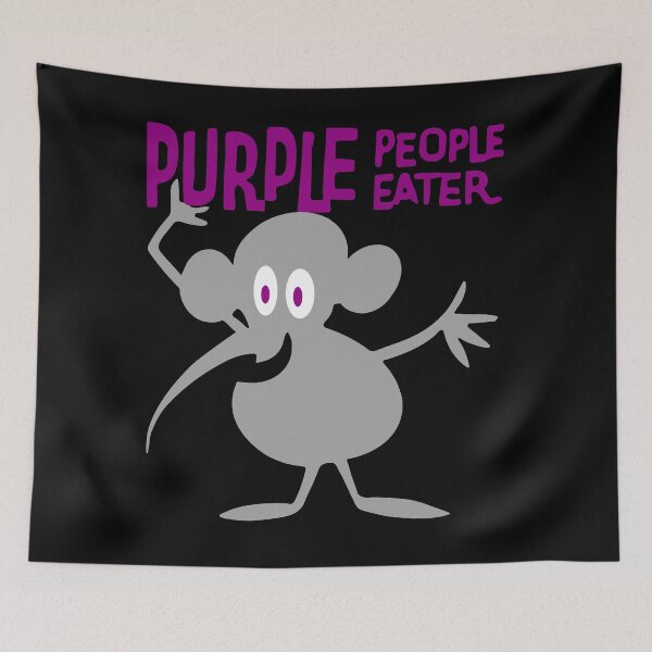Item preview, Vintage Japan Purple People Eater designed and sold by blackink-design.
