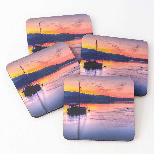Item preview, Sunset Dinorwic Marina Y Felinheli Wales designed and sold by AJEvans.