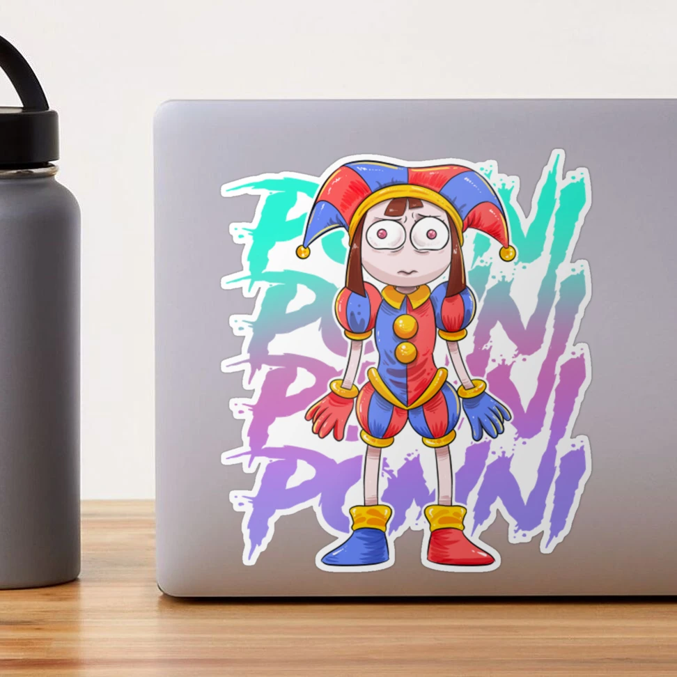 The amazing digital circus powni girl Sticker for Sale by Sourmood-ART