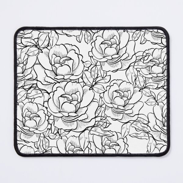 Item preview, Graphic rose. Summer flower in linear style designed and sold by Olga Matskevich.
