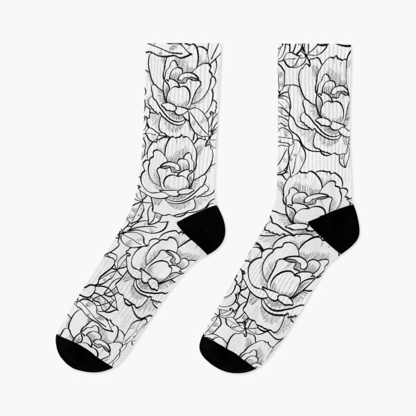 Item preview, Graphic rose. Summer flower in linear style designed and sold by Olga Matskevich.